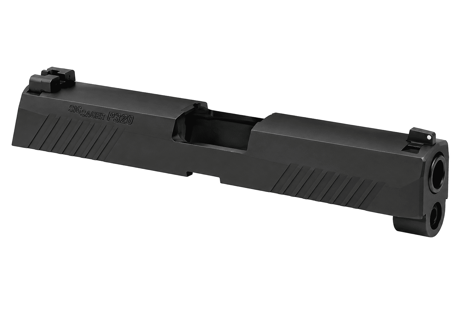 Matte Black P320-Style Pistol Slide